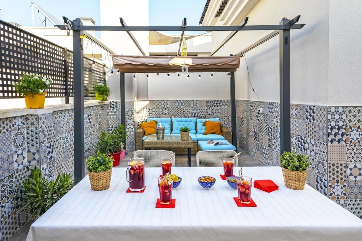 -Malagasunapts- Privateterrace Freeparking Pool Eksteriør bilde